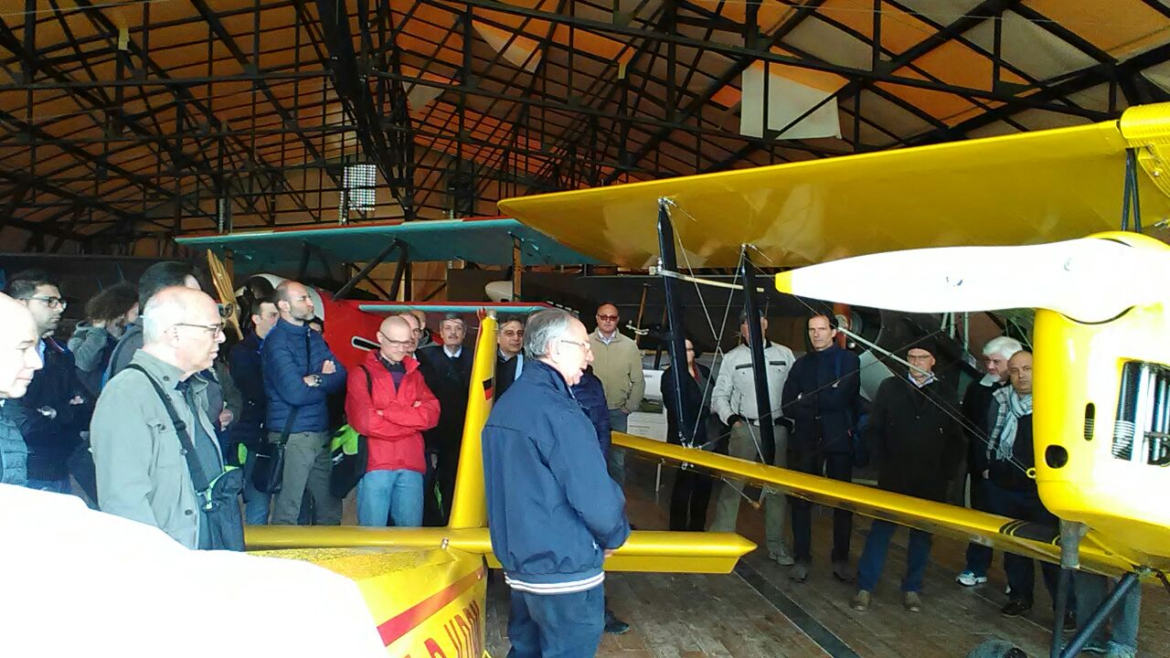 04/05/2017 - visita al Campo di volo F. Baracca, Nervesa della Battaglia (aerei storici costruiti da Giancarlo Zanardo)